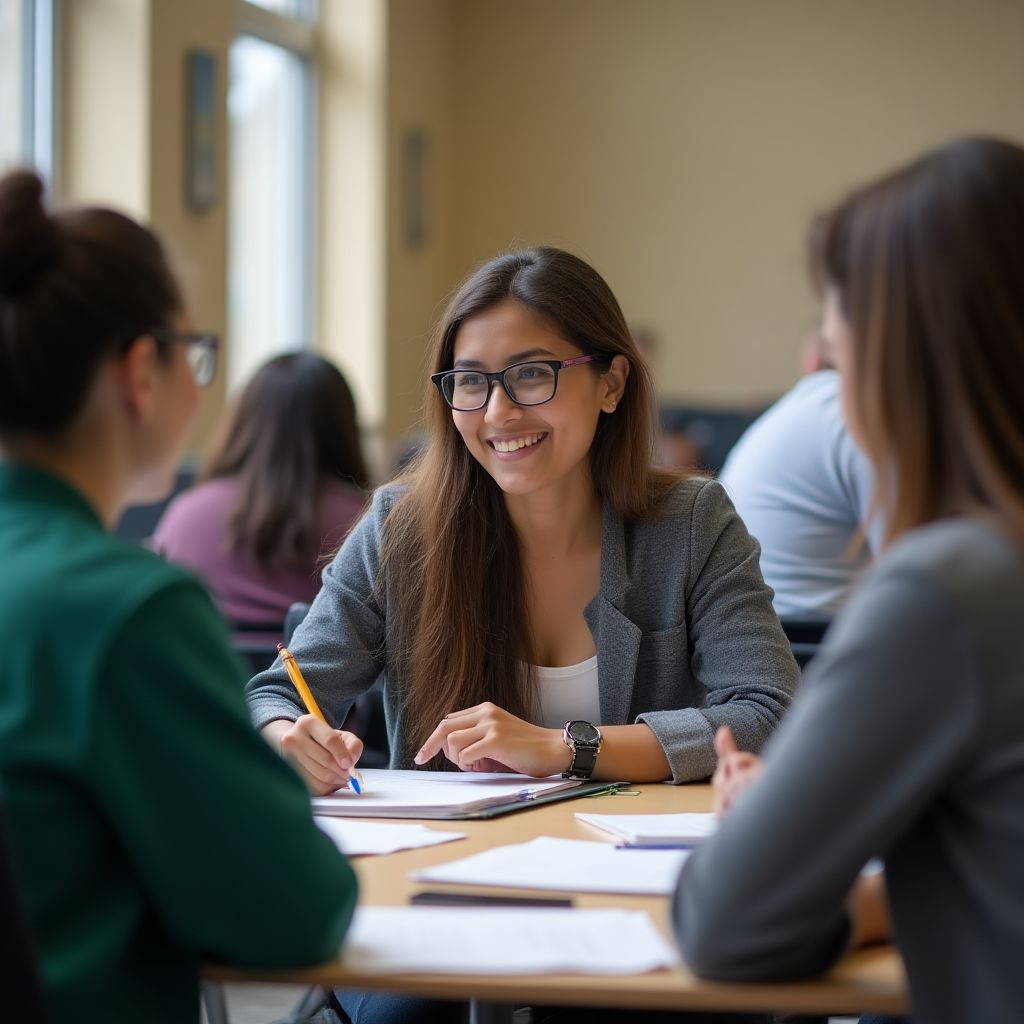 Student mentorship session