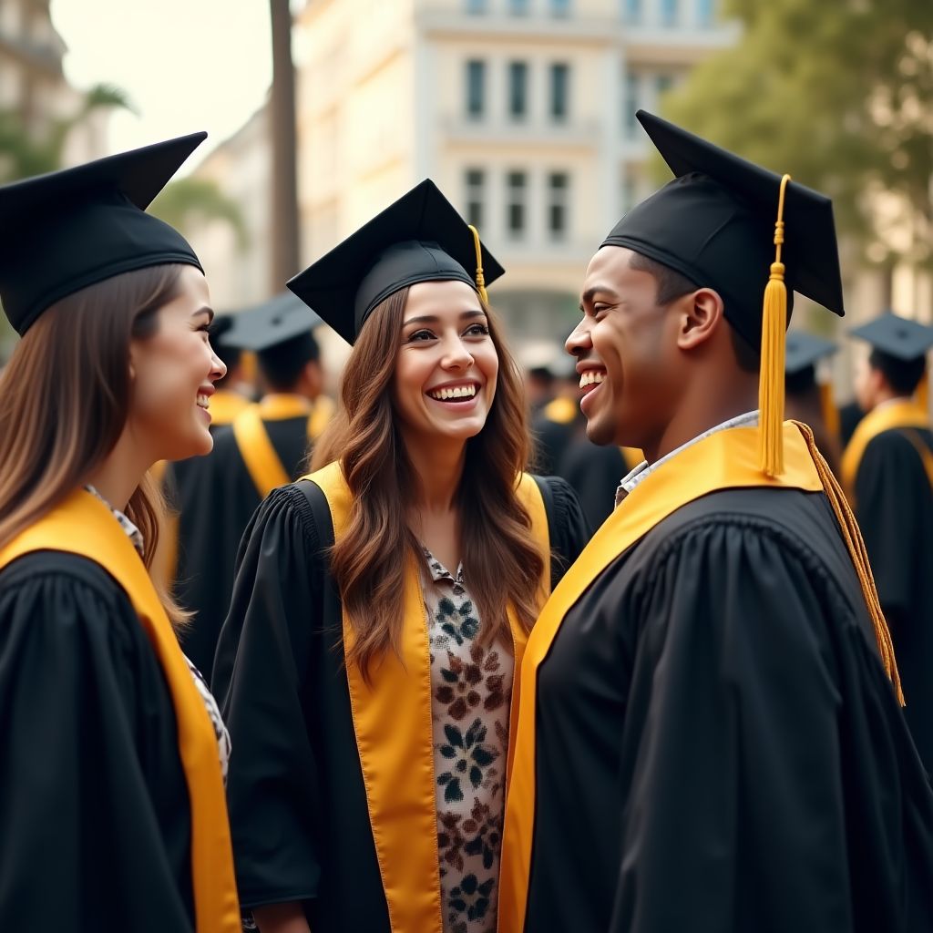 Graduation ceremony success