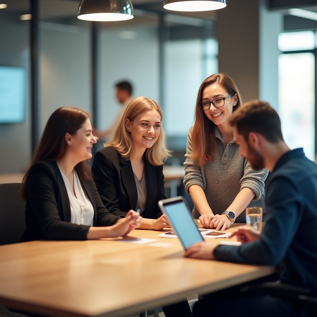 Team collaboration meeting